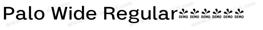 Palo Wide Regular字体转换